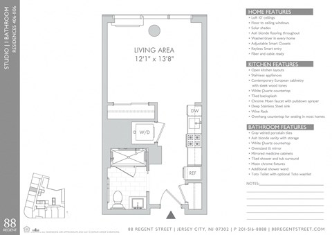 88 Regent Street Studio-2 Beds Apartment for Rent - Photo Gallery 35